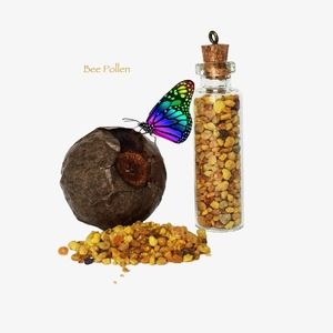 Glass Vial ( Bee Pollen )